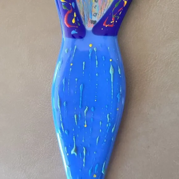 Vanity Mirror Handcrafted Handheld Lovely Moon Goddess One Of A Kind OOAK Art - Picture 3 of 16